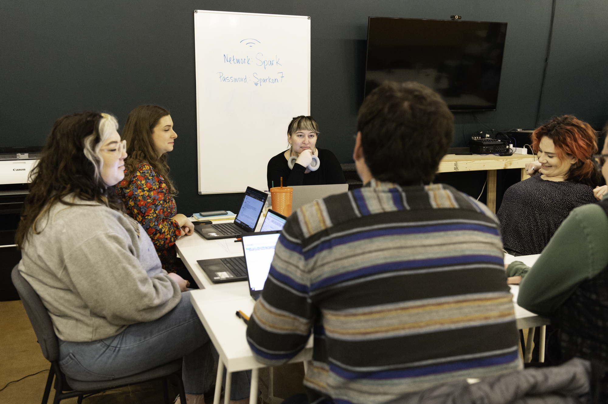 Staff in meeting