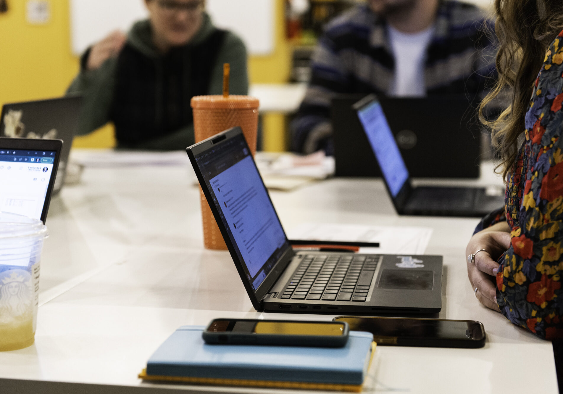 staff working together in a meeting